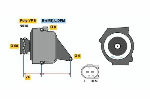 Bosch alternator for - bosch,