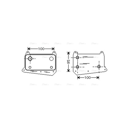 Oil cooler for mercedes - cooler,