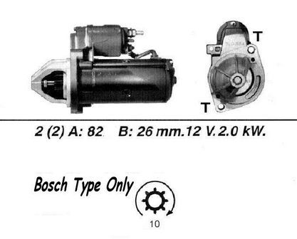 Genuine wai starter motor - motor, for