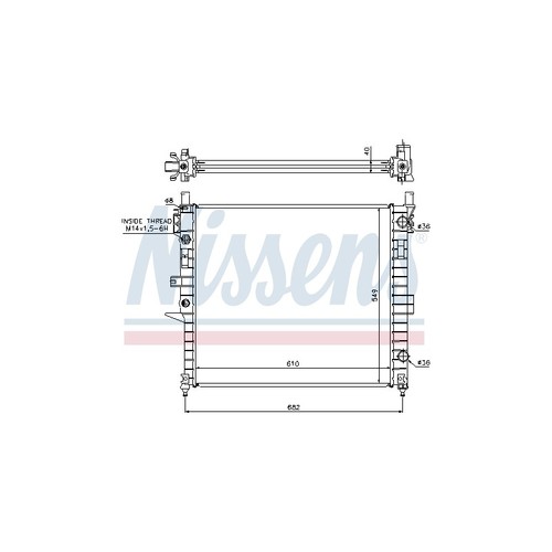Nissens radiator engine - nissens,