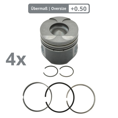 Pistons 5mm for mercedes - +0.5mm,