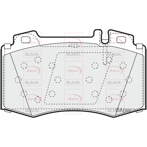 Brake pads set - set, mercedes