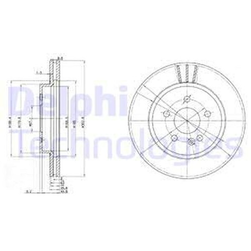 Brake discs front for w163 - for, ml