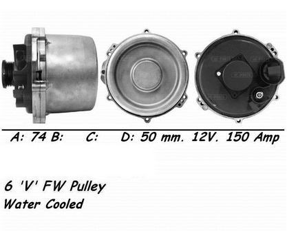 Wai alternator 150amp for - 150amp,