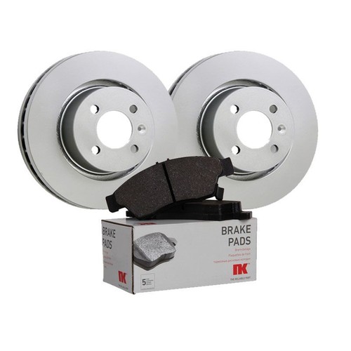 Front brake discs and - brake, pad