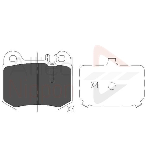 Brake pads set - pads,