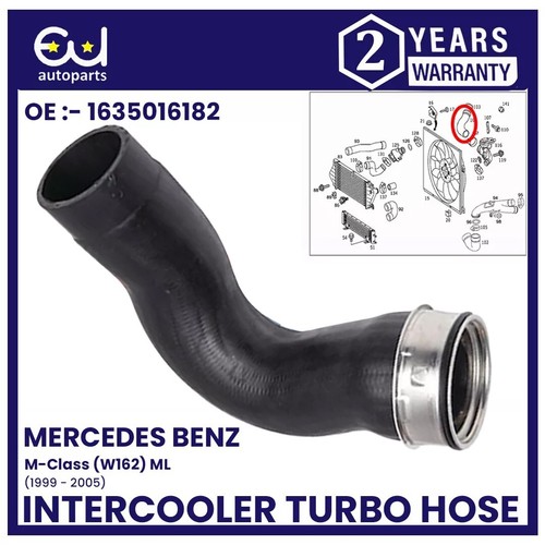 Intercooler pipe turbo hose - turbo,