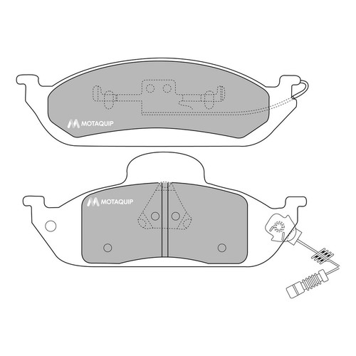 Brake pads set for mercedes - set,