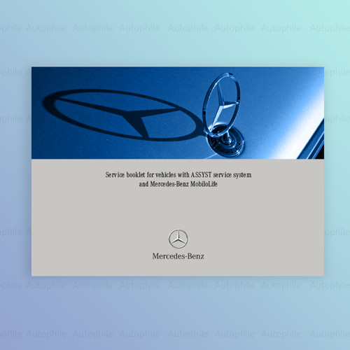 Mercedes service history book - service,