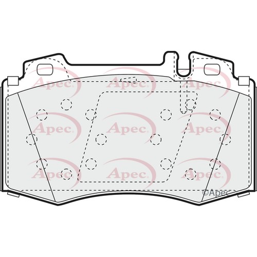 Brake pads set for mercedes - brake,