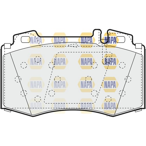 Brake pads set - pads, for