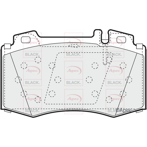 Brake pads set - set, mercedes