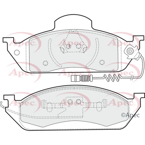 Brake pads set for - brake,