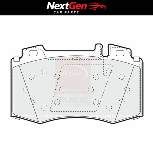 Front brake pads apec for - front,