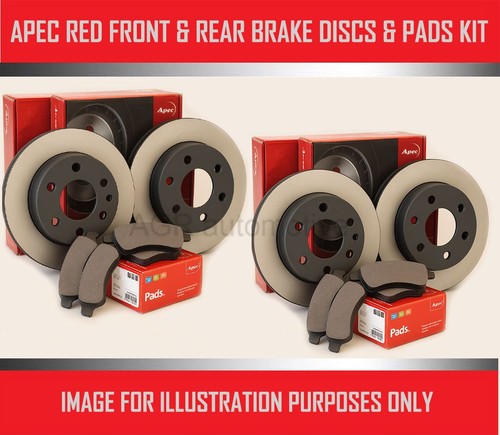 Front rear discs pads apec - pads,