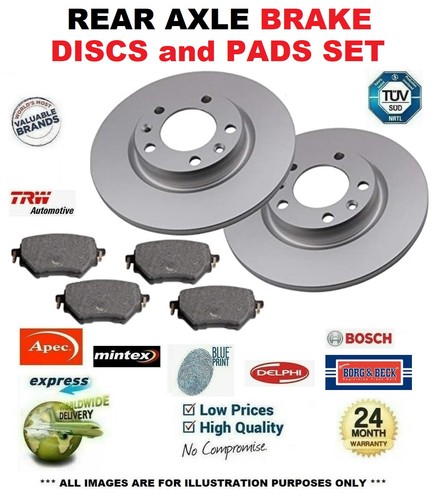 Rear axle discs and pads - axle,