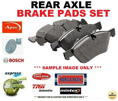 Rear axle brake - pads, set
