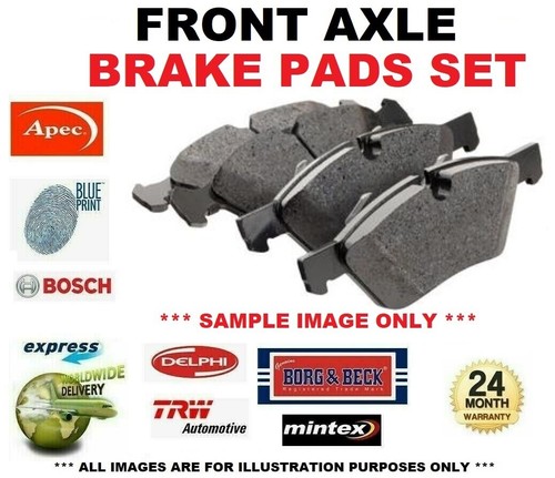 Front axle brake pads set - axle,